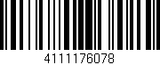 Código de barras (EAN, GTIN, SKU, ISBN): '4111176078'