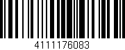 Código de barras (EAN, GTIN, SKU, ISBN): '4111176083'