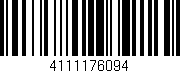 Código de barras (EAN, GTIN, SKU, ISBN): '4111176094'