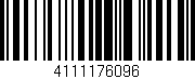 Código de barras (EAN, GTIN, SKU, ISBN): '4111176096'