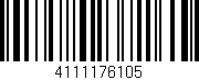 Código de barras (EAN, GTIN, SKU, ISBN): '4111176105'