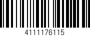 Código de barras (EAN, GTIN, SKU, ISBN): '4111176115'
