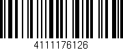 Código de barras (EAN, GTIN, SKU, ISBN): '4111176126'