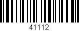 Código de barras (EAN, GTIN, SKU, ISBN): '41112'
