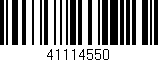 Código de barras (EAN, GTIN, SKU, ISBN): '41114550'