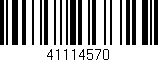 Código de barras (EAN, GTIN, SKU, ISBN): '41114570'