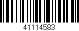 Código de barras (EAN, GTIN, SKU, ISBN): '41114583'