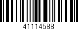 Código de barras (EAN, GTIN, SKU, ISBN): '41114588'