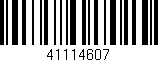Código de barras (EAN, GTIN, SKU, ISBN): '41114607'
