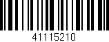 Código de barras (EAN, GTIN, SKU, ISBN): '41115210'