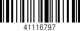 Código de barras (EAN, GTIN, SKU, ISBN): '41116797'