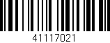 Código de barras (EAN, GTIN, SKU, ISBN): '41117021'