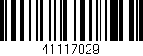 Código de barras (EAN, GTIN, SKU, ISBN): '41117029'