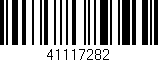 Código de barras (EAN, GTIN, SKU, ISBN): '41117282'