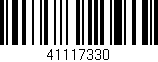 Código de barras (EAN, GTIN, SKU, ISBN): '41117330'
