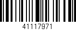 Código de barras (EAN, GTIN, SKU, ISBN): '41117971'