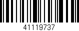 Código de barras (EAN, GTIN, SKU, ISBN): '41119737'