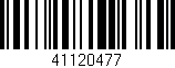 Código de barras (EAN, GTIN, SKU, ISBN): '41120477'