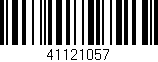 Código de barras (EAN, GTIN, SKU, ISBN): '41121057'