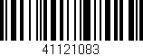 Código de barras (EAN, GTIN, SKU, ISBN): '41121083'