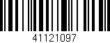 Código de barras (EAN, GTIN, SKU, ISBN): '41121097'