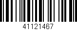 Código de barras (EAN, GTIN, SKU, ISBN): '41121467'