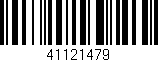 Código de barras (EAN, GTIN, SKU, ISBN): '41121479'
