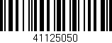 Código de barras (EAN, GTIN, SKU, ISBN): '41125050'
