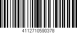 Código de barras (EAN, GTIN, SKU, ISBN): '4112710590378'