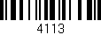 Código de barras (EAN, GTIN, SKU, ISBN): '4113'