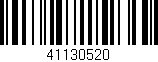 Código de barras (EAN, GTIN, SKU, ISBN): '41130520'