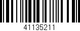 Código de barras (EAN, GTIN, SKU, ISBN): '41135211'