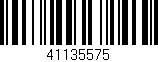 Código de barras (EAN, GTIN, SKU, ISBN): '41135575'