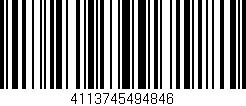 Código de barras (EAN, GTIN, SKU, ISBN): '4113745494846'
