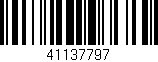 Código de barras (EAN, GTIN, SKU, ISBN): '41137797'