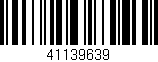 Código de barras (EAN, GTIN, SKU, ISBN): '41139639'