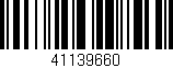Código de barras (EAN, GTIN, SKU, ISBN): '41139660'