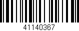 Código de barras (EAN, GTIN, SKU, ISBN): '41140367'