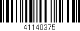 Código de barras (EAN, GTIN, SKU, ISBN): '41140375'