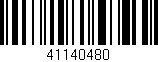 Código de barras (EAN, GTIN, SKU, ISBN): '41140480'