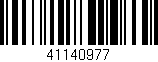 Código de barras (EAN, GTIN, SKU, ISBN): '41140977'
