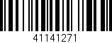 Código de barras (EAN, GTIN, SKU, ISBN): '41141271'