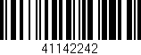 Código de barras (EAN, GTIN, SKU, ISBN): '41142242'