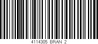 Código de barras (EAN, GTIN, SKU, ISBN): '4114305/BRAN_2'
