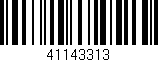 Código de barras (EAN, GTIN, SKU, ISBN): '41143313'