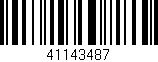 Código de barras (EAN, GTIN, SKU, ISBN): '41143487'
