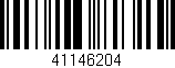 Código de barras (EAN, GTIN, SKU, ISBN): '41146204'
