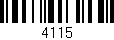 Código de barras (EAN, GTIN, SKU, ISBN): '4115'