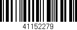Código de barras (EAN, GTIN, SKU, ISBN): '41152279'