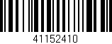 Código de barras (EAN, GTIN, SKU, ISBN): '41152410'